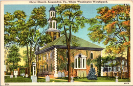 Virginia Alexandria Chrict Church Where Washington Worshipped - Alexandria