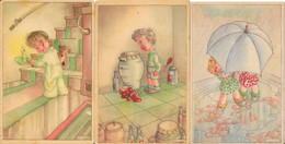 Illustration K.L. Links - Enfants - Lot De 3 Cartes - Links, K.L.