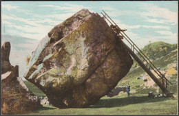 Bowder Stone, Borrowdale, Cumberland, C.1905-10 - Postcard - Borrowdale