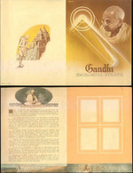 INDIA 1948 MAHATMA GANDHI BLANK FOLDER Without Stamps 100% Genuine Guaranteed As Per Scan - Lettres & Documents