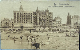 Blankenberge Golfbreker Met Hotels Continental-Palace En Exelsior Belle Vue - Blankenberge