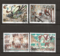 China 1994   Wall Paintings From The Magao Grottoes, Dunhuang (V).  Mi  2539 - 2542  Cancelled(o) - Used Stamps