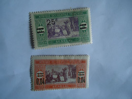 SENEGAL   FRANCE  COLONIES  MLN  2 STAMPS OVERPRINT - Other & Unclassified