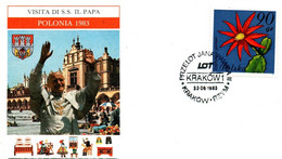 Visite Pape Jana Pawpa Jean-Paul II 1983 - Krakow Cracovie Rzym - JP II - Frankeermachines (EMA)