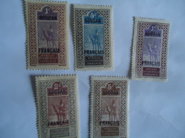 SUDAN  FRANCE  COLONIES MLN 5  STAMPS CAMEL - Other & Unclassified