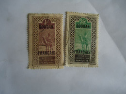 SUDAN  FRANCE  COLONIES USED  2 STAMPS CAMEL - Andere & Zonder Classificatie