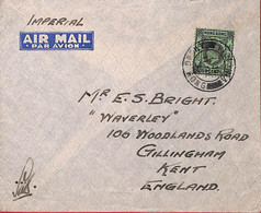 Aa6825 - HONG KONG - POSTAL HISTORY -  IMPERIAL AIRWAYS - COVER  To ENGLAND 1937 - Lettres & Documents