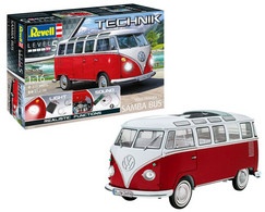 Revell - VW Volkswagen T1 SAMBA BUS Combi Technik Maquette Kit Plastique Réf. 00455 Neuf NBO 1/16 - Autos