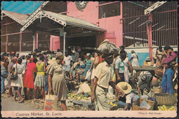 St. Lucia - Castries Market - 2x Nice Stamps - St. Lucia