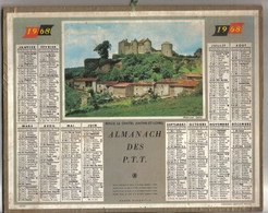 Calendrier Almanach Des P.T.T. 1968 - Formato Grande : 1961-70