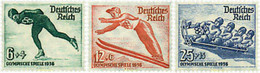 70357 MNH ALEMANIA 1935 4 JUEGOS OLIMPICOS INVIERNO GARMISCH 1936 - Winter 1936: Garmisch-Partenkirchen