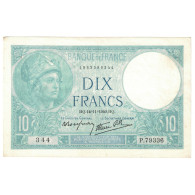 France, 10 Francs, Minerve, 1940, P.79336, SUP, Fayette:7.20, KM:84 - 10 F 1916-1942 ''Minerve''