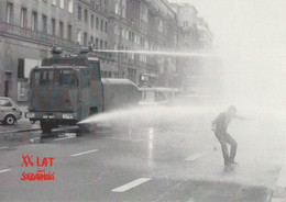 Poland SOLIDARITY (3113): XX Y. Card 1989 - Demonstration In Warsaw - Solidarnosc-Vignetten