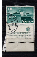 ISRAELE      1967      Guerra Arabo-israeliana 0,40 Usato Con Bandella - Gebruikt (met Tabs)