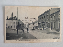 FERRIERE-LA-GRANDE - Place Gambetta Et Rue Victor Hugo 1919 - Louvroil