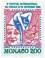 32937 MNH MONACO 1983 9 FESTIVAL INTERNACIONAL DEL CIRCO DE MONTECARLO - Sonstige & Ohne Zuordnung