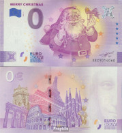 Alle Welt Souvenirschein Merry Christmas Bankfrisch 2020 0 Euro Merry Christmas - Alla Rinfusa - Banconote