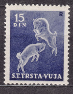 Italy Trieste Zone B STT Vujna 1950 Mi#42, Sassone#29 Key Stamp, Mint Never Hinged - Neufs