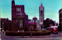 New Hampshire Nashua Public Library 1st Congregational Church And Tavern - Nashua