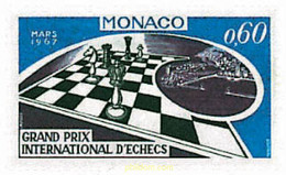 32365 MNH MONACO 1967 GRAN PREMIO INTERNACIONAL DE AJEDREZ - Sonstige & Ohne Zuordnung