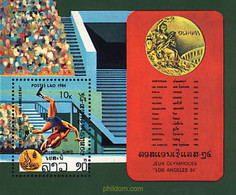 69693 MNH LAOS 1984 23 JUEGOS OLIMPICOS VERANO LOS ANGELES 1984 - Ete 1956: Melbourne