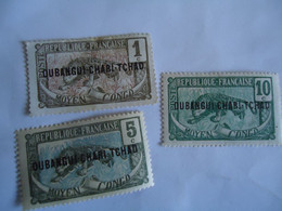 UBANGUI  FRENCH   MLN  STAMPS   3 TIGER OVERPRIN  OUBANGUI-CHARI - Other & Unclassified