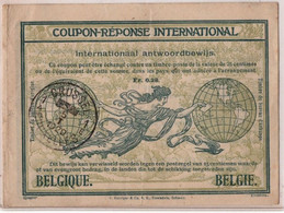 Coupon-réponse Type Rome Avec BELGIQUE BELGIE - Brussel 1920 - IRC CRI IAS - !! Trace De Pli - Internationale Antwoordcoupons