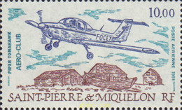 75501 MNH SAN PEDRO Y MIQUELON 1991 AEROCLUB - Gebruikt