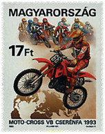 42049 MNH HUNGRIA 1993 CAMPEONATO DEL MUNDO DE MOTOCROSS - Gebraucht