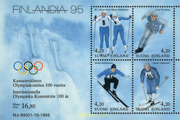 73235 MNH FINLANDIA 1994 FINLANDIA 95. CENTENARIO DEL COMITE OLIMPICO INTERNACIONAL - Winter 1924: Chamonix