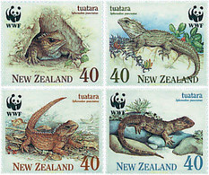 74093 MNH NUEVA ZELANDA 1991 TUATARA - Plaatfouten En Curiosa