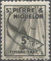 659483 HINGED SAN PEDRO Y MIQUELON 1938 BACALAO - Oblitérés