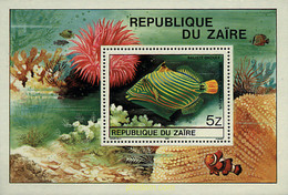 34299 MNH ZAIRE 1980 PECES TROPICALES - 1980-1989