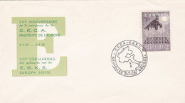 Enveloppe FDC 1025 Europa VIII° Anniversaire De La Conférence De La C.E.C.A. - 1951-1960