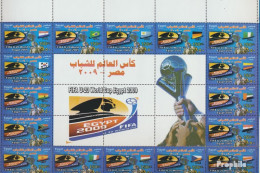 Ägypten 2397-2412 Zd-Bogen (kompl.Ausg.) Postfrisch 2009 U 20 Fußball WM - Neufs