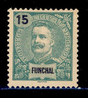 ! ! Funchal - 1898 D. Carlos 15 R - Af. 27 - No Gum - Funchal