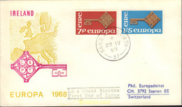 594514 MNH IRLANDA 1968 EUROPA CEPT 1968 - LLAVE DORADA - Collections, Lots & Séries