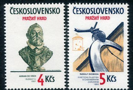 CZECHOSLOVAKIA 1983 Prague Castle MNH / **.  Michel 2721-22 - Unused Stamps