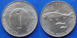 SLOVENIA - 1 Tolar 1994 "3 Brown Trout" KM# 4 Republic Tolar Coinage (1991-2006) - Edelweiss Coins - Slovenië