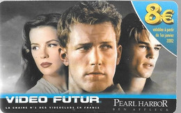 CARTE-VIDEO FUTUR-8€ PEARL HARBOR 2002-TBE - - Abonnement