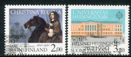 FINLAND 1990 350th Anniversary Of Helsinki University Used.  Michel 1106-07 - Used Stamps