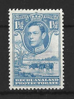 BECHUANALAND ....KING GEORGE VI...(1936-52.).." 1938..".......1 & HALFd.........SG120a.........MH.. - 1885-1964 Bechuanaland Protectorate