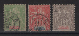 Senegal - N°21 à 23 - Obliteres - Cote 8€ - Used Stamps