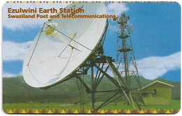 Swaziland - Swazitelecom - Earth Station, Chip Solaic 03, Exp.03.2001, 10E, Used - Swaziland