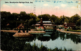 Delaware Brandywine Springs Park The Lake 1914 - Andere & Zonder Classificatie