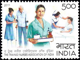 India 2011 THE TRAINED NURSES OF INDIA 1v STAMP MNH P. O Fresh & Fine, Rare - Other & Unclassified