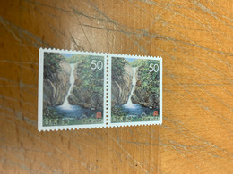 Japan Stamp MNH Booklet Pair  Waterfall - Neufs