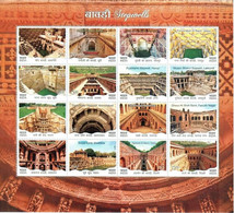 India 2017 STEPWELLS / Indian Gardens MINIATURE SHEET MS MNH P.O Fresh & Fine As Per Scan - Other & Unclassified