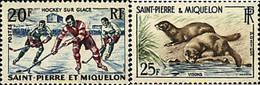 29782 MNH SAN PEDRO Y MIQUELON 1959 MOTIVOS VARIOS - Oblitérés