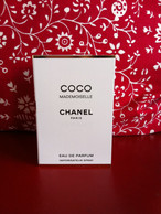 Chanel - Coco Mademoiselle - Echantillons (tubes Sur Carte)